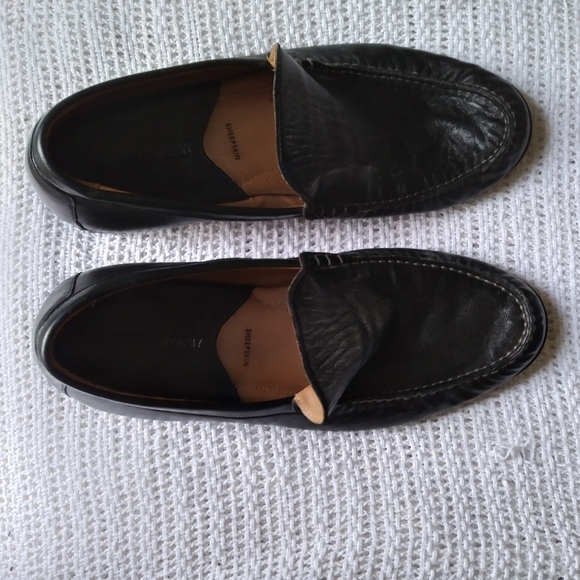 Johnston & Murphy sheepskin loafers 10M - Picture 2 of 5